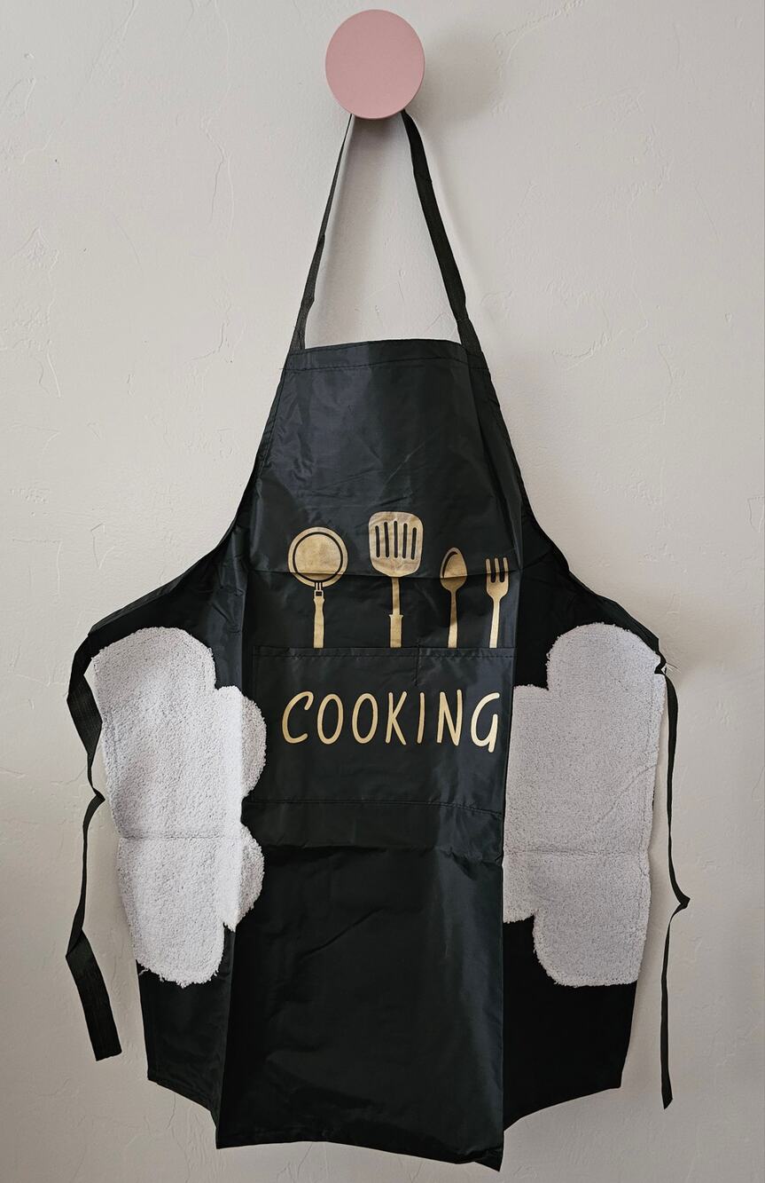 Black Cooking Apron